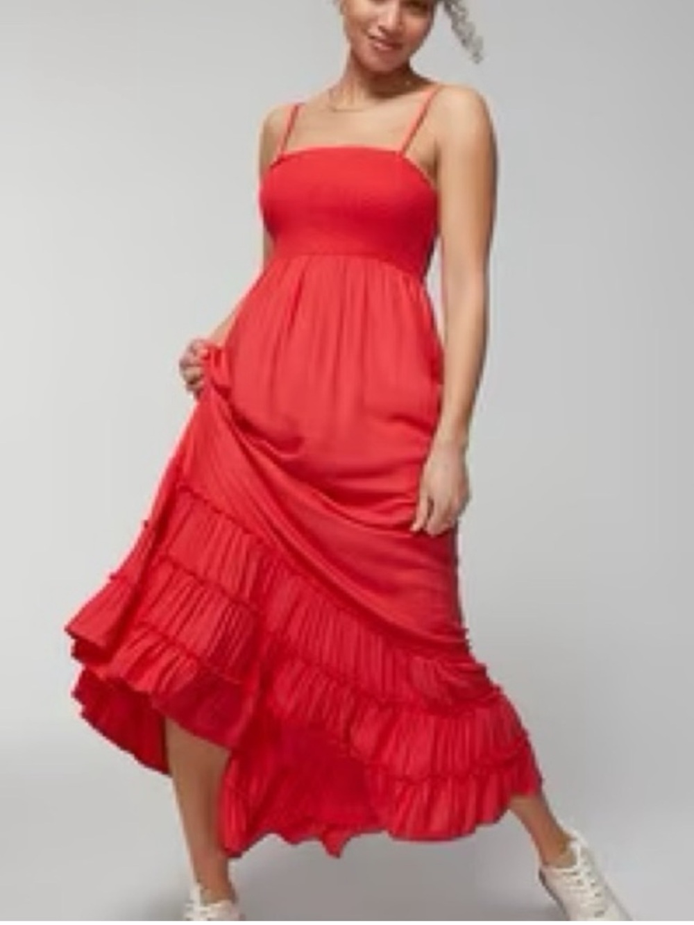 Soma Red Women's Convertible Maxi Dress Large